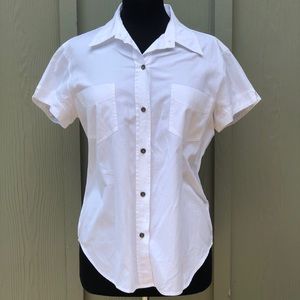 Chico’s White Button Up Top
